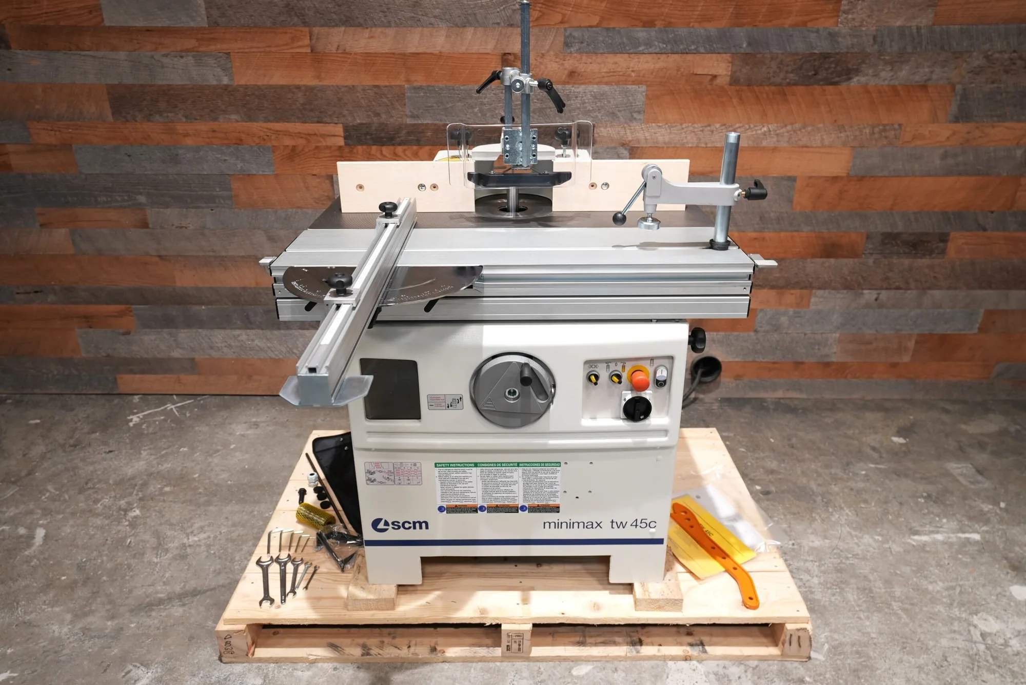 SCM minimax tw 45c Shaper w/Sliding Table (1-Phase)