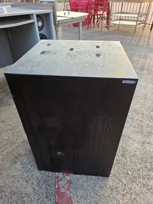Used Falcon Restaurant Supply Used Undercounter 2 Compartment Depository Steel Drop Safe - FG9 Safes Illinois US | Falcon Restaurant Supply #1373508