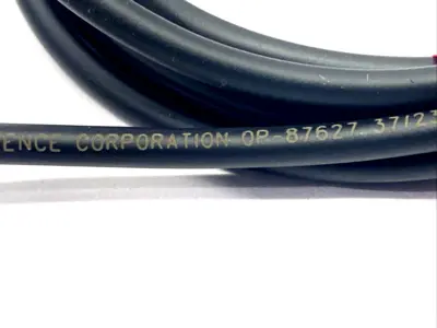 USED KEYENCE CONNECTOR CABLE M8 FEMALE 3-PIN STRAIGHT 2M