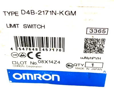 NEW OMRON D4B-2171N-KGM1 LIMIT SWITCH D4B2171NKGM1