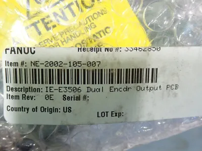 New | in-Stock FANUC NE2002105007 I/O Boards & Replacement Parts Ohio US | HGR 24 #1085038