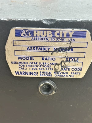 New | in-Stock Hub City 0220-00909-165 Gearboxes Indiana US | J&J Industrial Supply #1548352