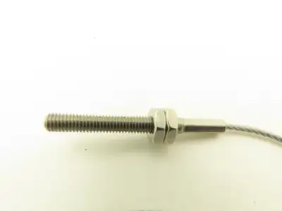 1/16 in x 115" Cable Eye & Threaded Rod For Gammerler Palletizer Spear Lot of 8