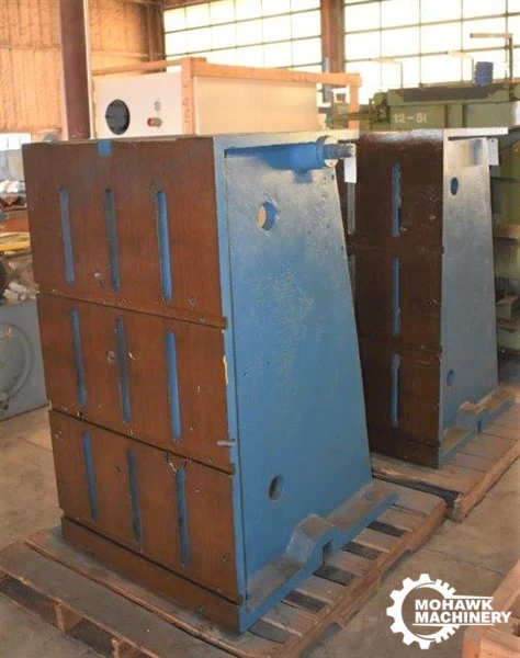 (2) 33" X 55" X 36" HEAVY-DUTY GEARED ADJUSTABLE POSITIONING SLOTTED ANGLE PLATES
