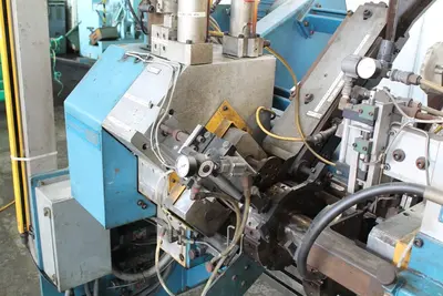 HAUTAU MODEL #CC15M DOUBLE END CHAMFER MACHINE: STOCK #10957