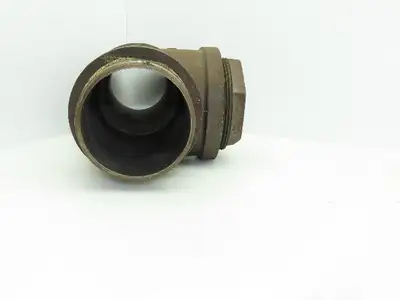 Ward 4"Anvil Tee w/4"Male Threaded Coupler & 4"-2-1/2"Reducer & 4"Barbed Fitting