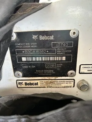 USED 2019 BOBCAT T740