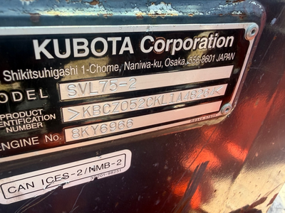 Used 2020 KUBOTA SVL75-2 Skid Steer Loaders Oklahoma US | OT Truck & Tractor Sales #1383509
