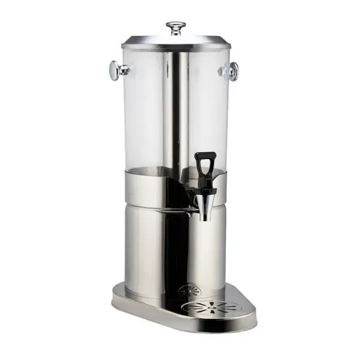 Bon Chef 40505 2-Gal Single Juice Dispenser W/ Stainless Ice Chamber & Base
