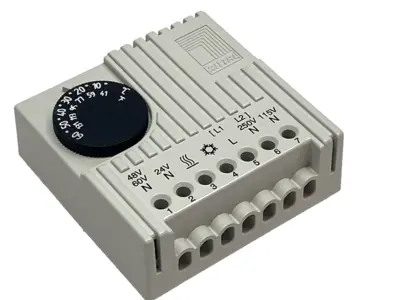 USED RITTAL INTERNAL ENCLOSURE THERMOSTAT 5–60°C 24–230V AC/DC