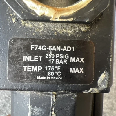 Used Norgren F74G-6AN-AD1 Valves/Fittings California US | Davliegogo LLC #1719916
