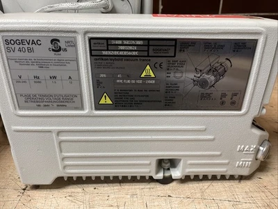 USED Oerlikon Leybold SV40BI