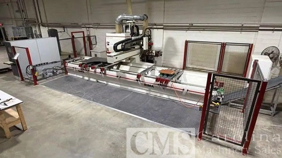 Used 2021 IMA BIMA 310 V CNC WITH EDGEBANDING CNC Routers PY | CAROLINA MACHINERY SALES #1413108