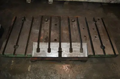 64-1/2" x 30" x 4" T-SLOTTED BOLSTER PLATE