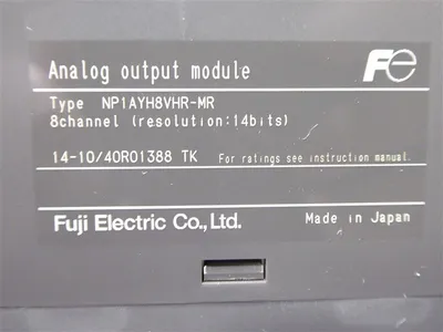 Fuji Electric NP1AYH8VHR-MR MICREX-SX Analog Output Module Used