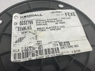 NEW BELDEN SHIELDED AUDIO, CONTROL, AND INSTRU. CABLE 22AWG 4-COND