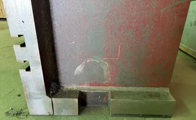 (2) 20" x 78" Angle Plates, (3) Vert T-Slots, (7) Horiz T-Slots