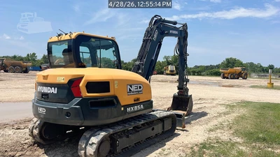 Used 2024 HYUNDAI HX85A Crawler Excavators Texas US | National Equipment Dealers #1422354