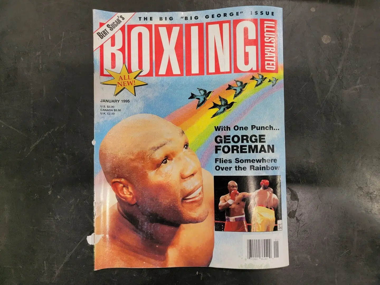 USED BOXING ILLUSTRATED JANUARY 1995
