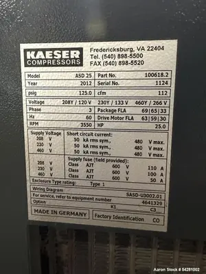 USED KAISER ASD 25