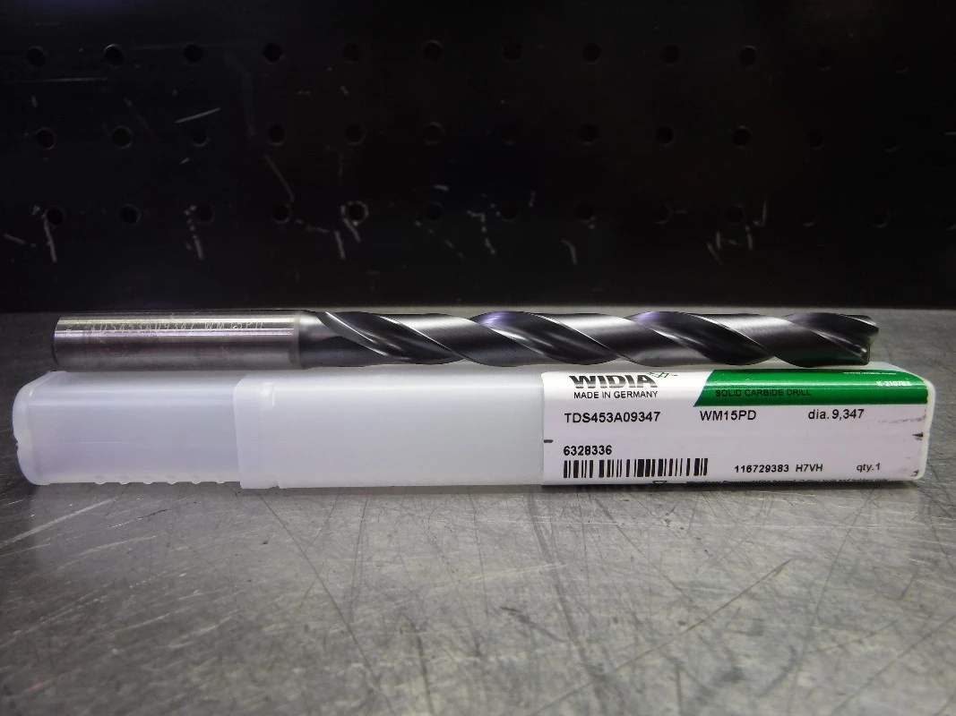 Widia "U" (.3680) Carbide Drill Coolant Thru TDS453A09347 WM15PD (LOC3660)
