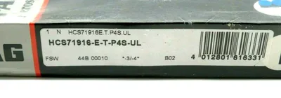NEW SEALED FAG BARDEN CORP. HCS71916-E-T-P4S-UL BEARING HCS71916ETP4SUL