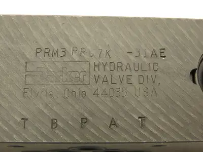 Parker PRM3 PP07K-31AE Hydraulic Pressure Reducing Valve