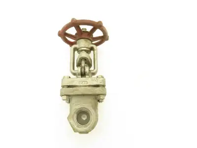 Ladish 1001-339 Gate Valve 1 NPT Class 150 275PSI Stainless Steel Rising Stem