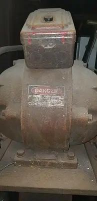 USED W.D. ALLEN 10'' DUAL WHEEL GRINDER