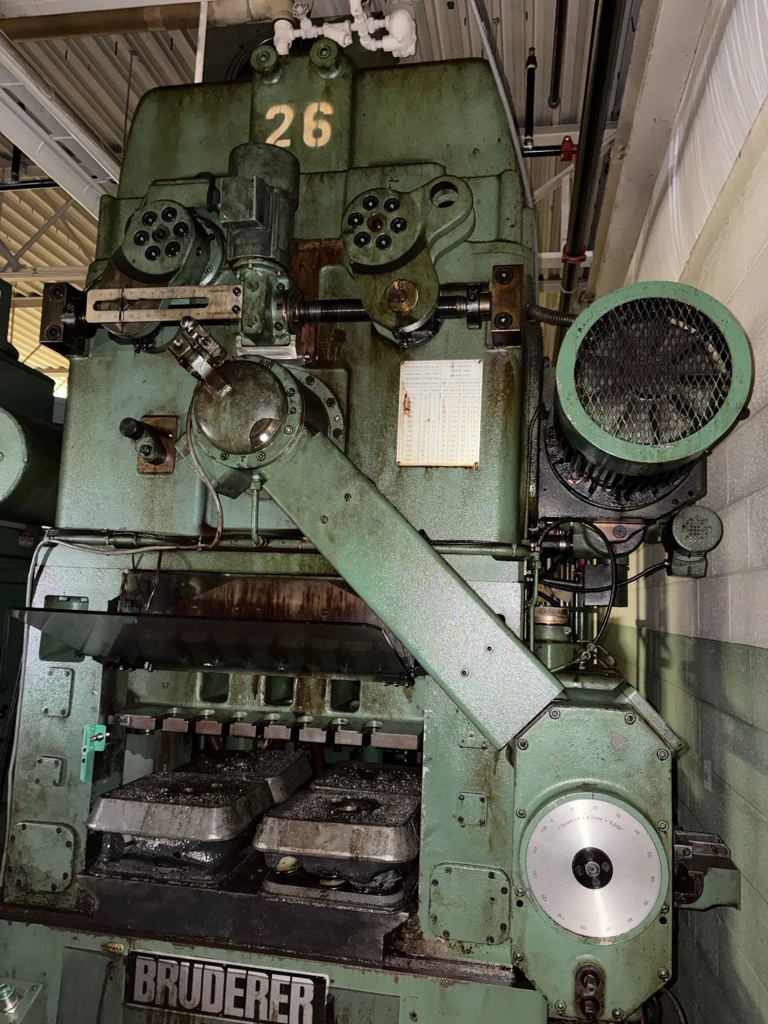 USED 1978 BRUDERER BSTA 40