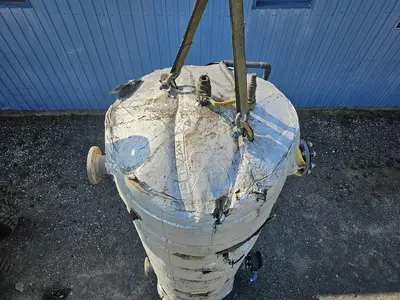 Used 600 Gallon Pressure Tank (Vessel), Carbon Steel, Insulated