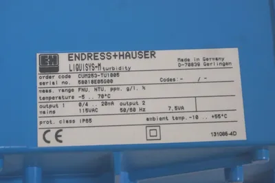 NEW ENDRESS + HAUSER LIQUISYS-M