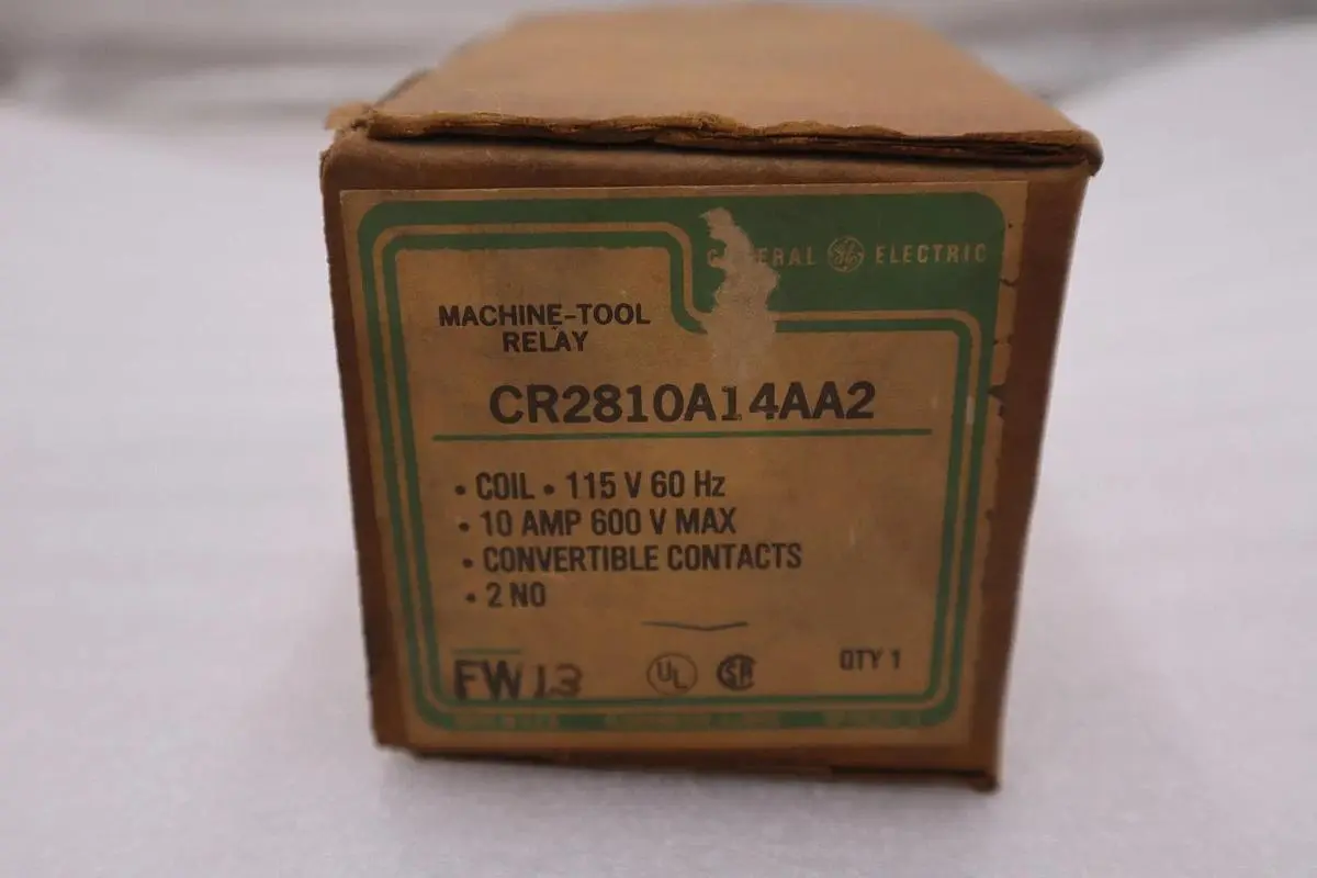 NEW GENERAL ELECTRIC CR2810A14AA2 RELAY - STOCK GF107A