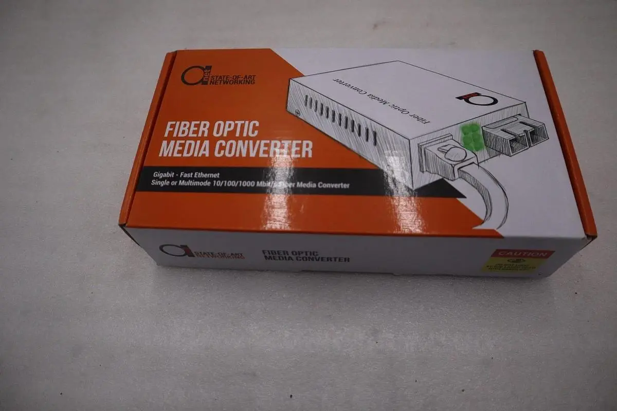 NEW OPEN BOX Fiber Optic Media Converter STOCK GF25A
