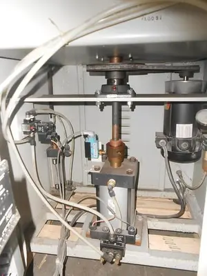 8373-310 Frank Pertot Model CM-FL/18 Centrifugal Casting Machine for White Metal, S/N FL 0061