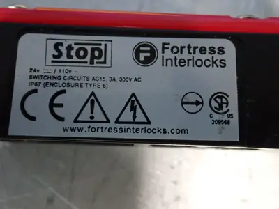 Fortress Interlocks Misc. Safety Switches