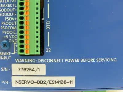Aerotech NSERVO-DB2 Automation 3200 32 Axis Motion Vision & Robotics I/O Unit
