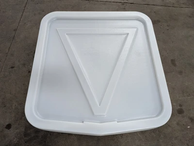 600 Pound SS Dump Buggy with Plastic Lid