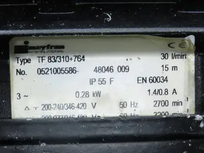 Used MAYFRAN _UNKNOWN_ Pumps Indiana US | Arrow Industrial #1408609