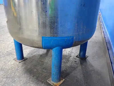 800 Gallons S/s Tank W/ Agitator