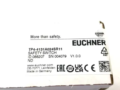 New | in-Stock EUCHNER TP safety switch, plug connector(s) M26 (SR11) 088207 Relays & Switches Michigan US | Maverick Industrial Sales #1462982
