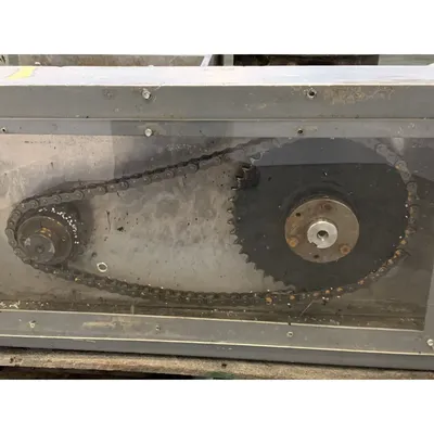 Used 10" diameter Flo-tronics Rotary Airlock Feeder Stainless Steel Valve