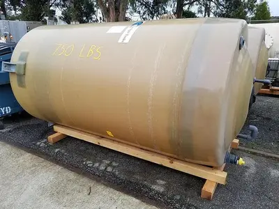 Tank, 1,165 Gallon, FRP, 58" X 94", Design Tanks #S742633