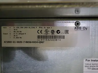 NEW ABB ACS800-U1-0020-7+B056+K454+Q967