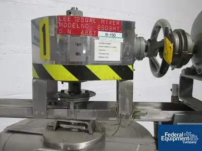 USED Lee Industries 25 Gal Lee Industries Double Motion Kettle, S/S, 90#
