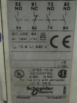 USED TELEMECANIQUE LADN31