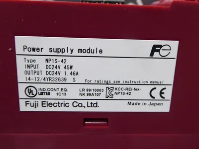 Fuji Electric NP1S-42 MICREX-SX Power Supply Module Used