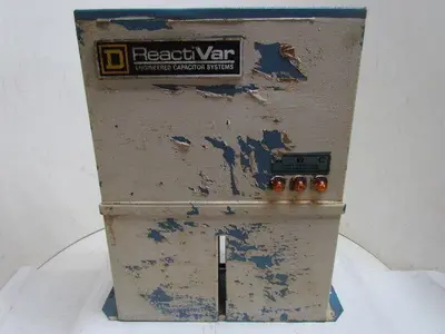 Square D PFCD4002F ReactiVar Fused Correction Capacitor 6 Amp 3PH 480V 2.5 KVAR