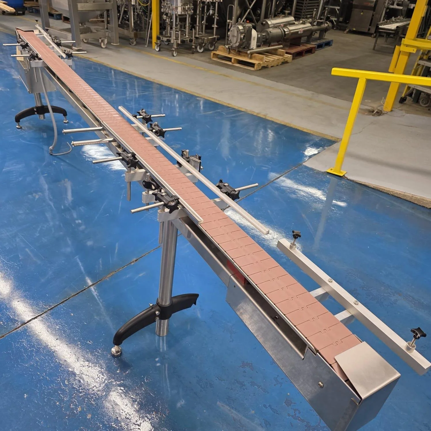 Conveyor Stainless steel 4.5 inch large 13 feet long 36 inc height # 1059