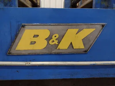 17 STAND X 4" X 48" B&K MODEL #2B-35 RAFTED ROLLFORMER: STOCK #18127
